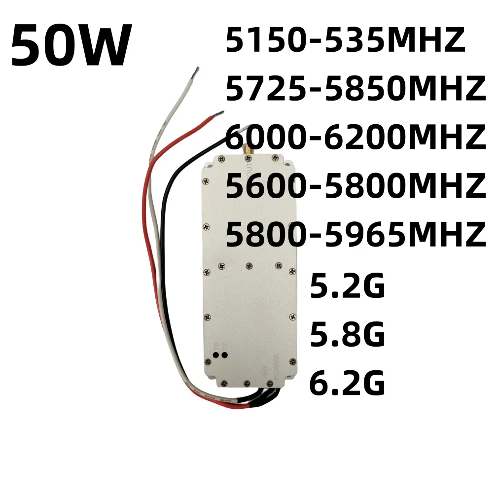 10W20W30W50W GAN CHIP CIRCULATOR RF POWER AMPLIFIER MODULE  5150-5350MHZ5725-5850MHZ6000-6200MHZ5600-5800MHZ