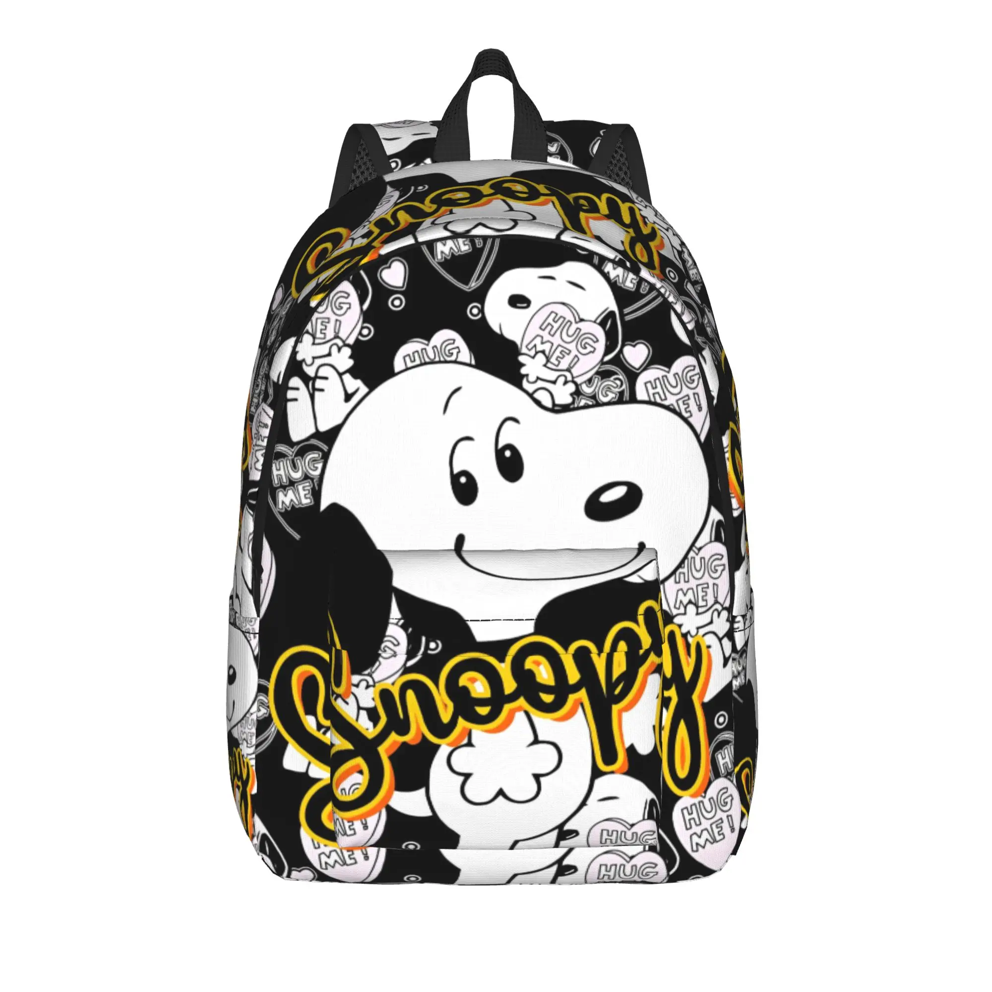

Snoopys Dog Woodstock Backpack for Men Women Cool Student Work Daypack Laptop Shoulder Bag Gift