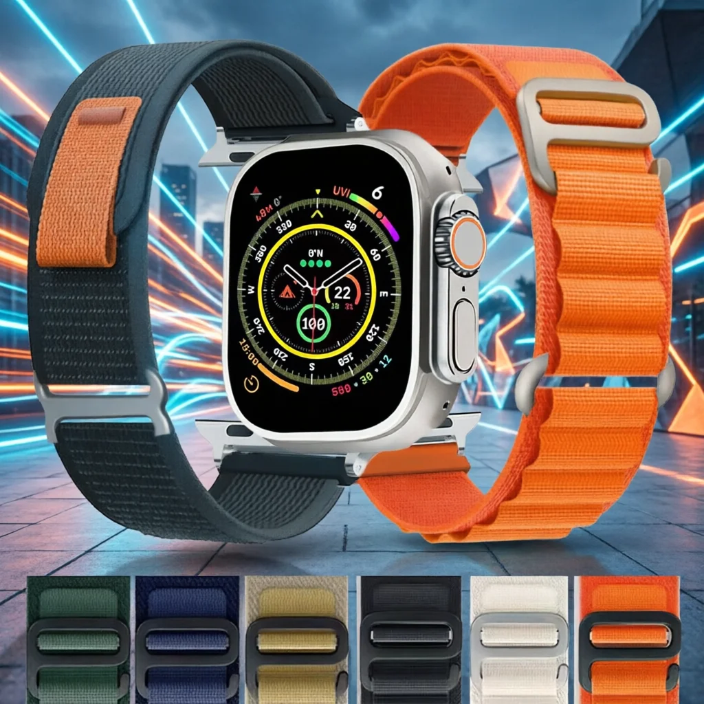 Bracelet Alpine Loop pour Apple Watch Ultra 3, 49mm 45mm 46mm 44mm 41mm 40mm, bracelet de poignet Trail pour iWatch série 11/10/9/8/SE3