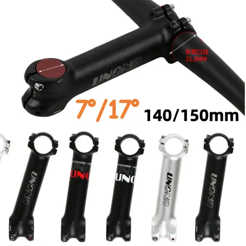 140mm 150mm Long Bicycle Stem 7 17 Degree CNC Aluminum Alloy 31.8mm Handlebar Riser Extension for MTB Road Bike Fork Upgrade