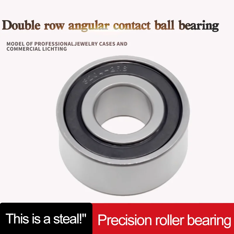 1PC 3200 3201 3202 3203 3204 3205 3206 3207-2RS. double row angular contact bearing