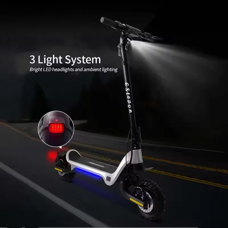 S9 2000W Dual Motor Adult Electric Scooter 48v18ah Max Speed 60-70km/h Super Off-road Performance Foldable Electric Scooter