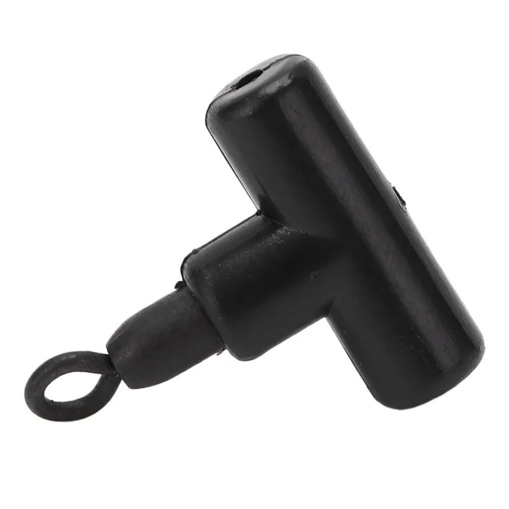 30PCS Alloy Copper Fishing Swivel T Shape 3 Way Connector Fishing Sleeve Swivel Fishing Rolling Swivel Recreational Fishing