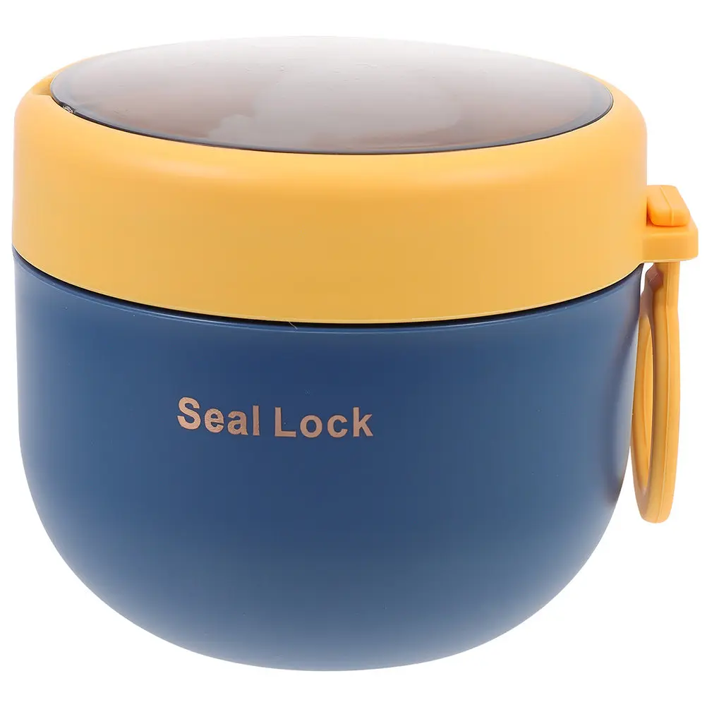 

Портативная чашка для завтрака из нержавеющей стали, контейнер для овсянки, герметичный диспенсер для хлопьев, молока, йогурта, супа, удобство для использования в дороге