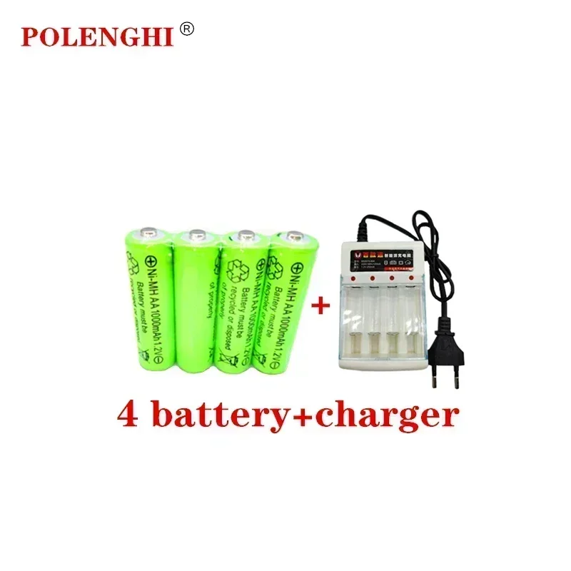 AA 1.2V 1000mAh NI-MH rechargeable battery