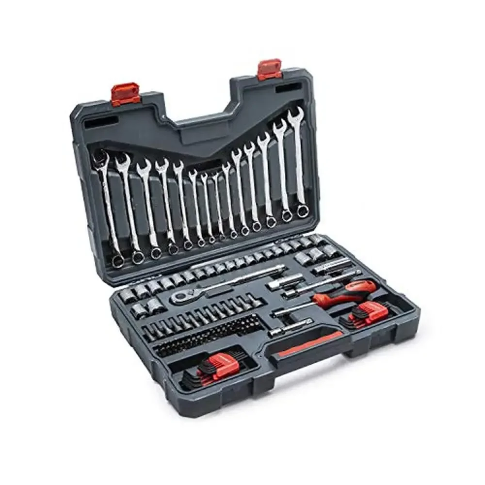 128 Piece Mechanics Tool Set 3/8