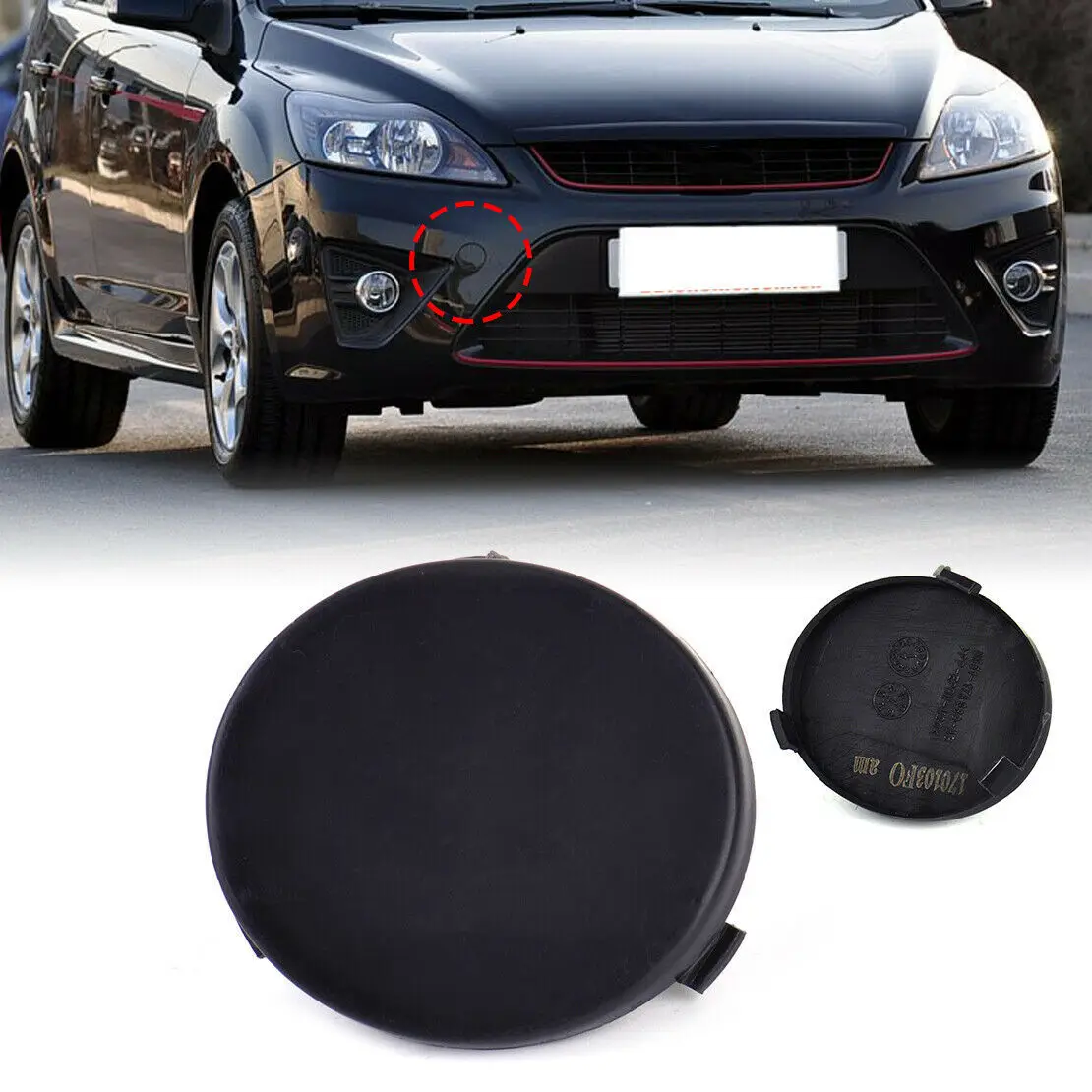

For Ford sedan Focus FOCUS MK2 07-11 front bumper trailer cover plug bumper hole