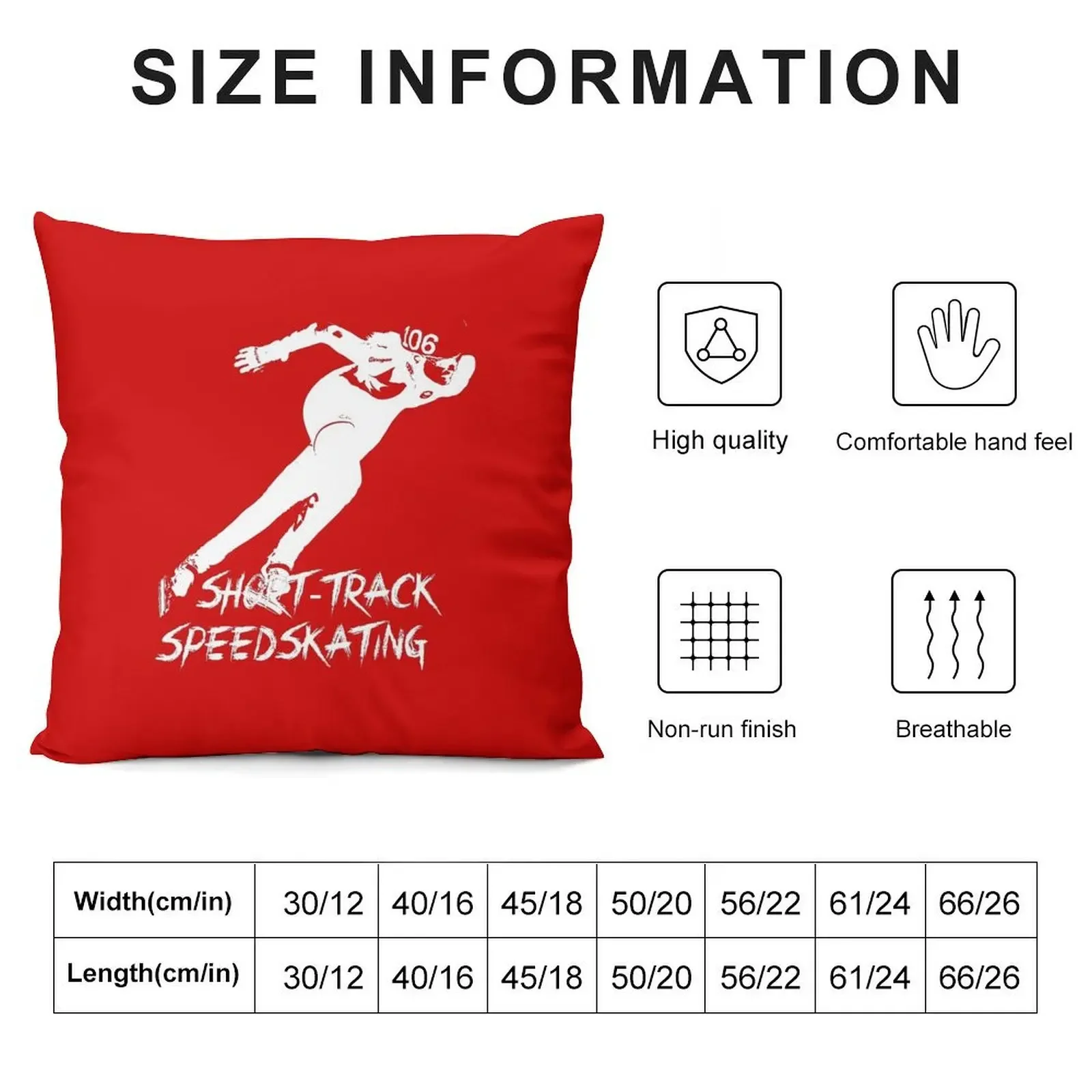 Short Track Speed Skating Throw Pillow Cushions Cover Cushions For Children Covers For Sofas Decorative Cushion Cover pillow