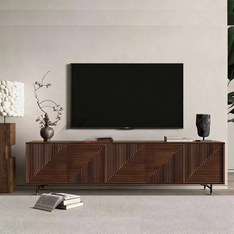 

Brown Drawers Tv Cabinet Custom Modern Design Wooden Vintage Tv Cabinet Living Room Display Space Fernseher Tisch Furniture Home