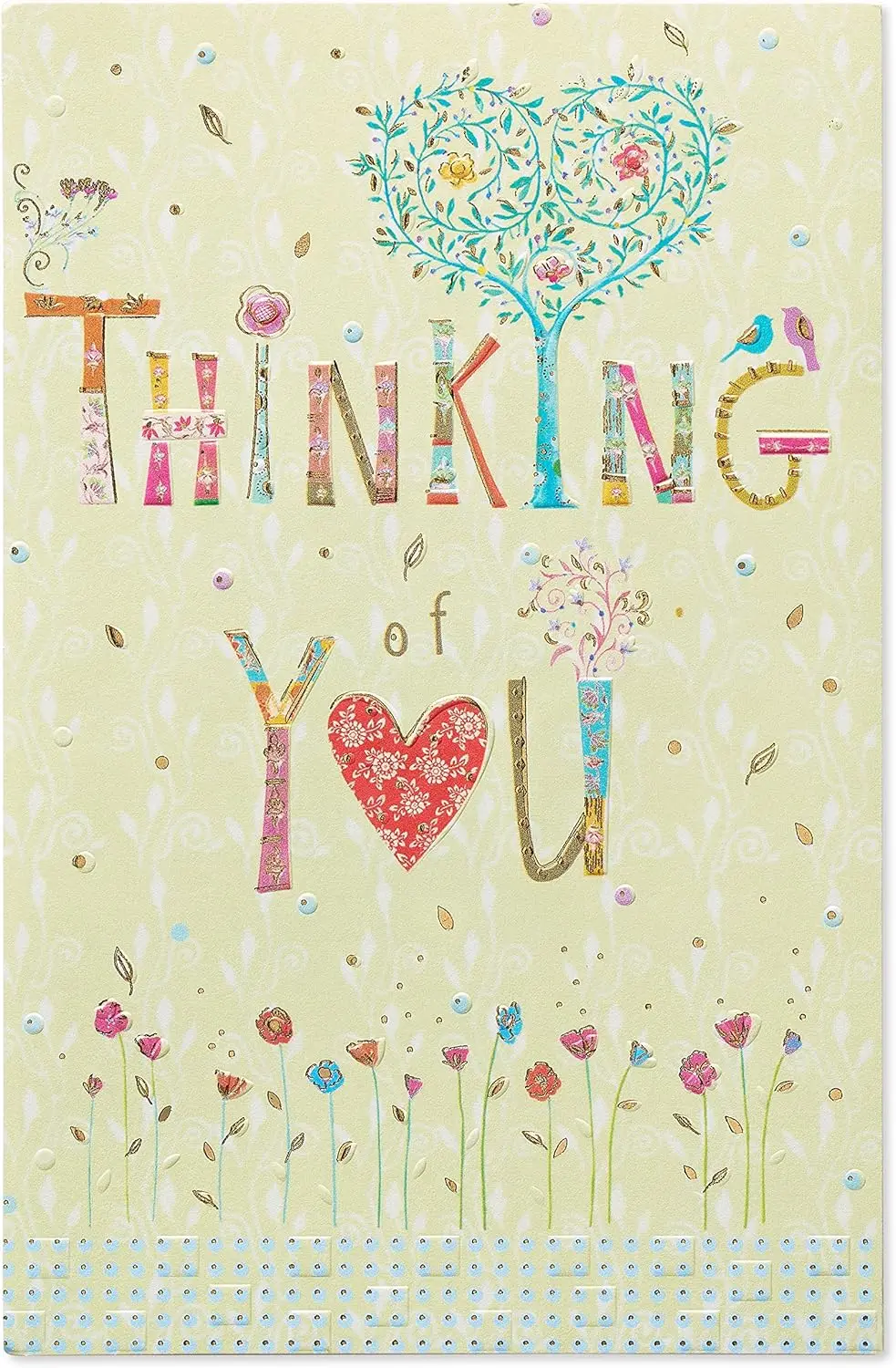 

Greetings Thinking Of You Card (Floral)