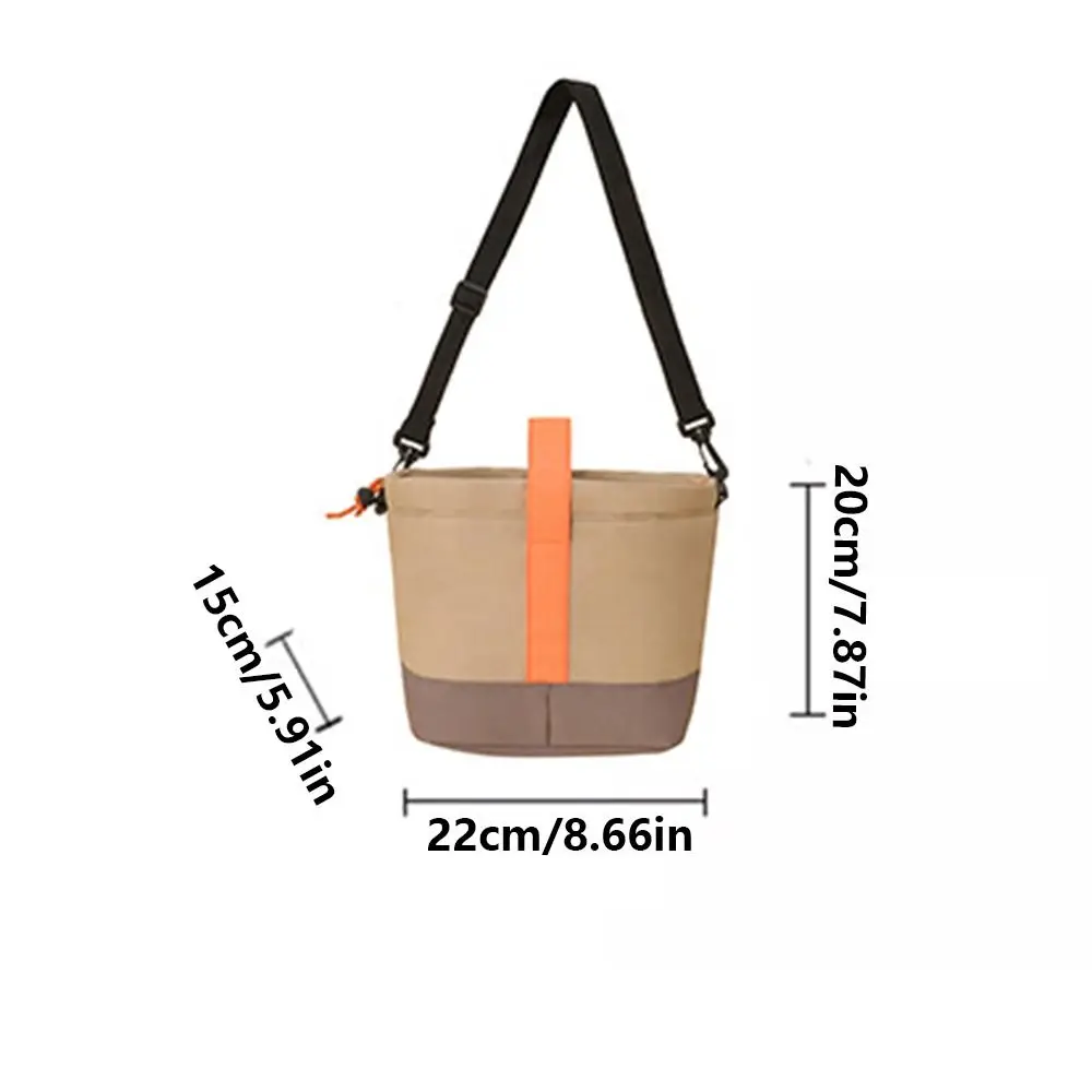 With Handle Lunch Box Bag Thickened Adjustable Straps Food Thermal Tote Reusable Waterproof Insulated Storage Pouch Women