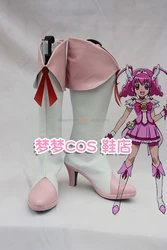 HappinessCharge PreCure!/Pretty Cure! Smile Cure Happy Anime personaggi scarpa scarpe Cosplay stivali Costume da festa Prop