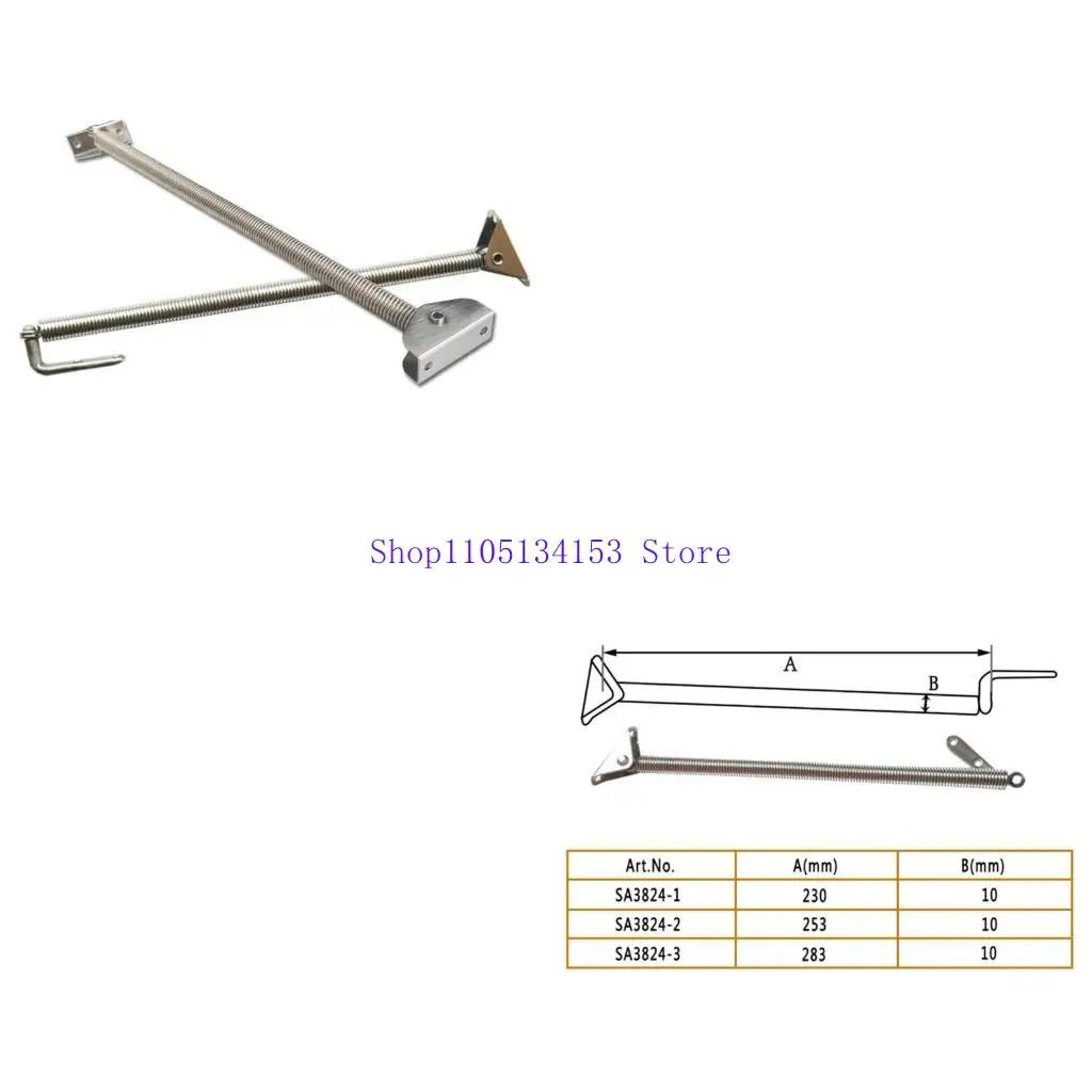 

hg89 1 Pair Marine Camper Door Table Stainless Steel Boat Hatch Support Spring Adjuster For Yacht Hatches Bracket Accessories