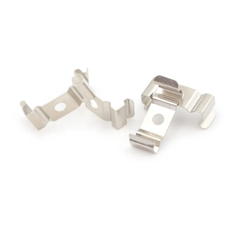 4Pcs T5 Fluorescent Tube Lamp Holder Bracket Clips Socket Silver