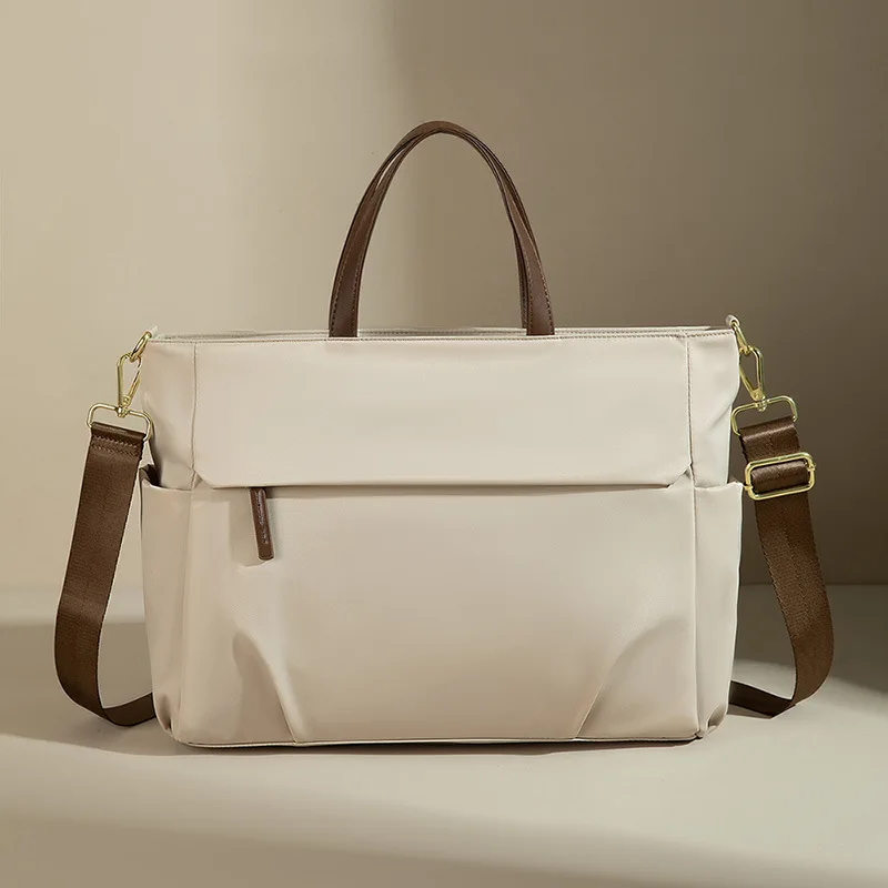 

Сумка-мессенджер для ноутбука 15,6 дюйма — портфель большой емкости для работы/путешествий, водонепроницаемая сумка через плечо для пригородных поездок