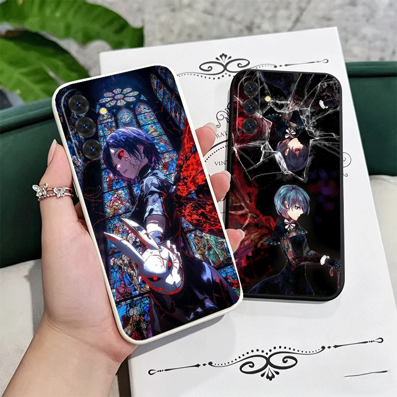 G-Ghouls Touka Kirishima Soft Phone Case For Samsung A17 A16 A15 A14 A13 A57 A56 A55 A54 A53 A37 A26 A25 A24 A23 A36 A35 A34 A33