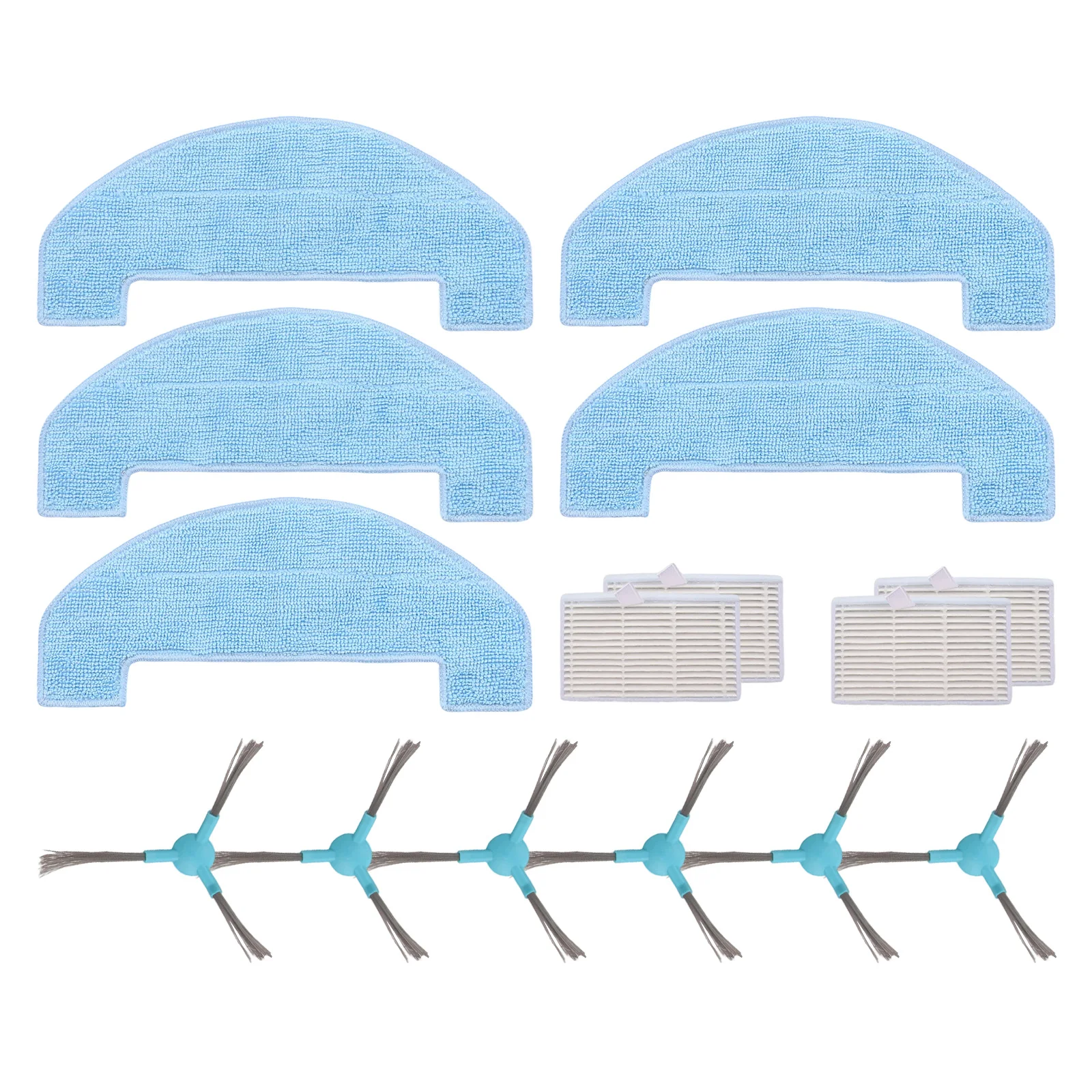 Comprehensive Cleaning Accessories for Honor Choice for robot Cleaner M1 Mop Cloths Side Brushes and HEPA Filters