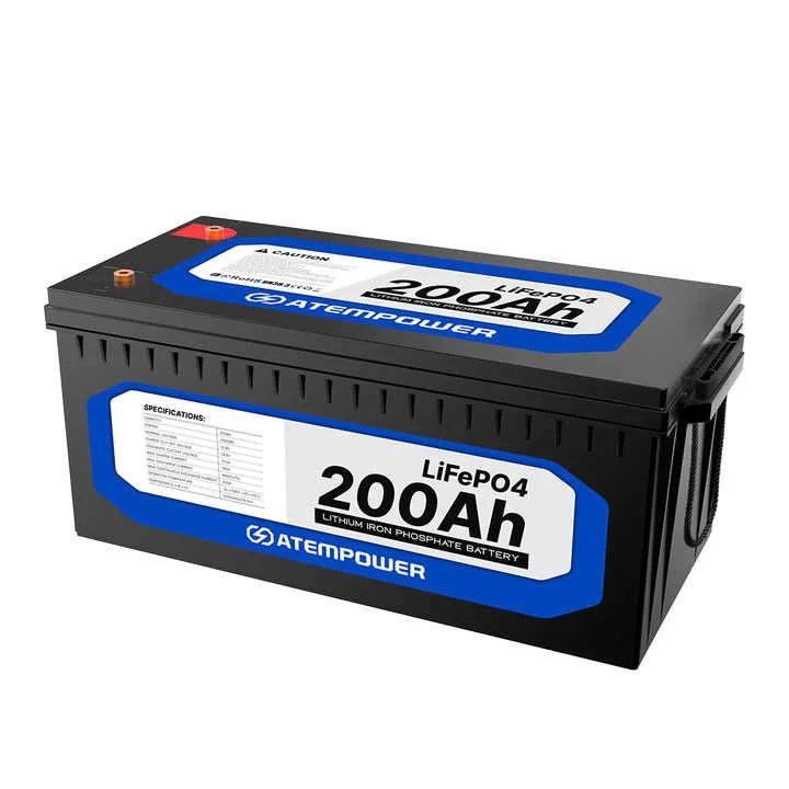 ATEM POWER Deep Cycle Marine 4WD Portable 12V 200Ah LiFePO4 Lithium Battery