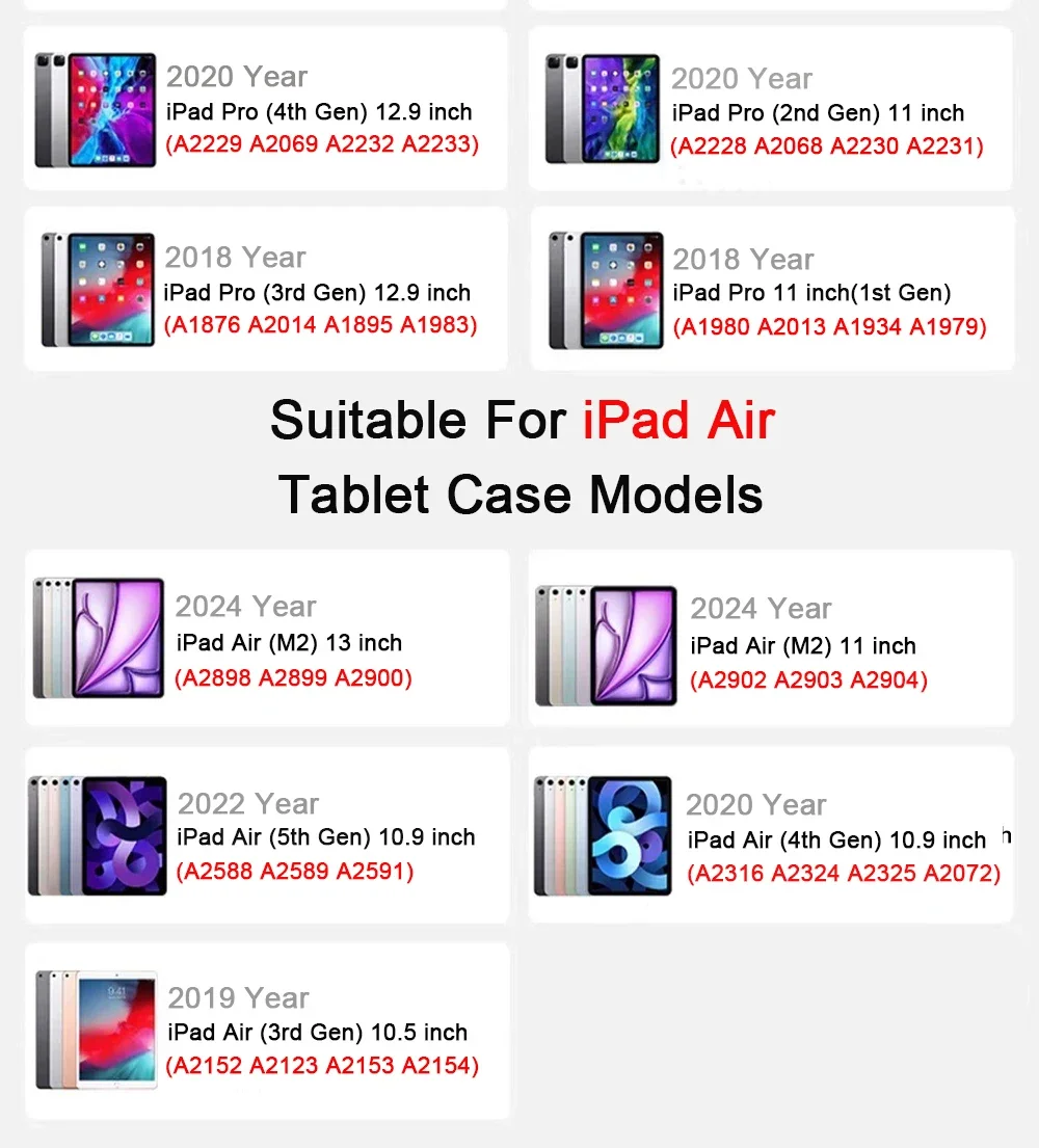 Stifthalter-Hülle für iPad 11. Generation Air 11 10. 4 5 10,9 9,7 13 Glitzernde, glänzende, transparente Hülle für iPad 7. 8. 9. Generation 10,2 PRO 12,9 11 – Detail 2