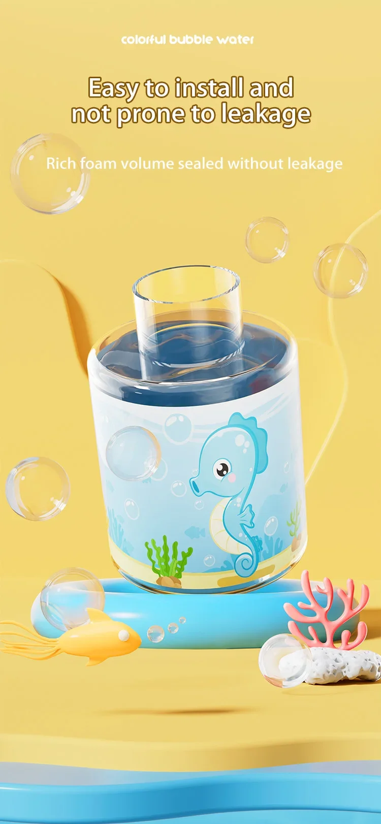Haima voll automatische Blasen maschine Kinder Eltern-Kind Handheld Spielzeug Rasen Outdoor-Spiel keine Batterie Blase Wasser – Detail 11