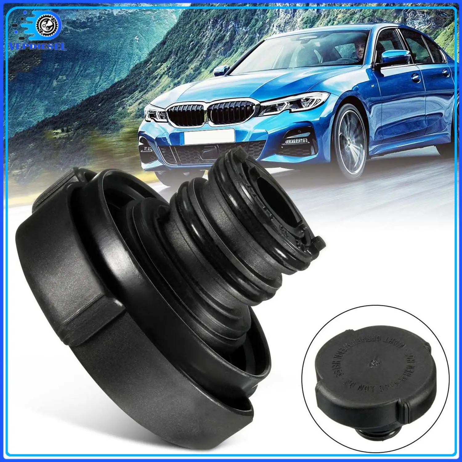 

1 шт. новая крышка расширительного бачка радиатора 17111712669 для BMW E36 E46 E38 E39 E53 E83 автозапчасти