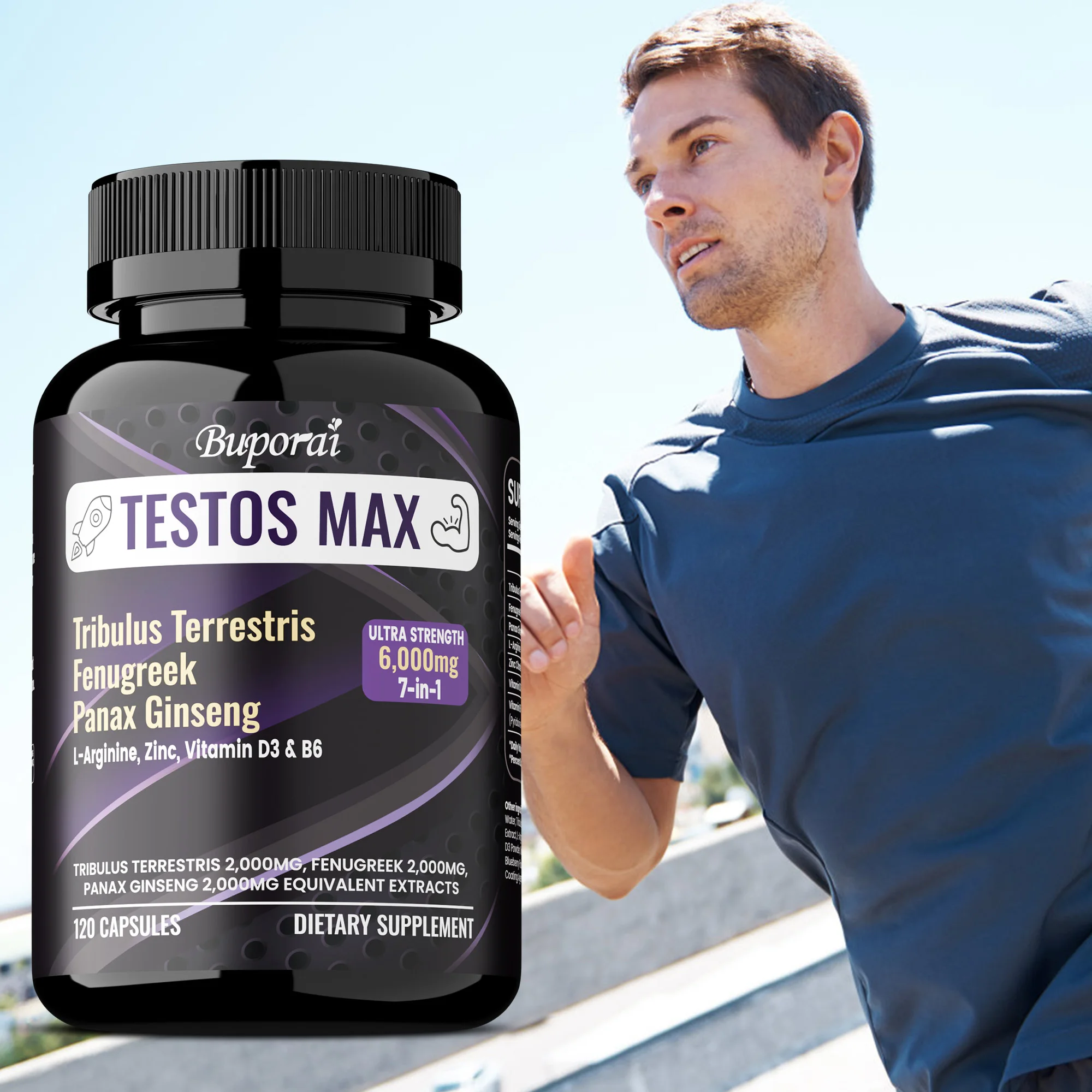 Men's Muscle and Endurance Supplements - Muscle Growth, Reduce Fatigue, Enhances Strength and Endurance, Promotes Muscle Recover
