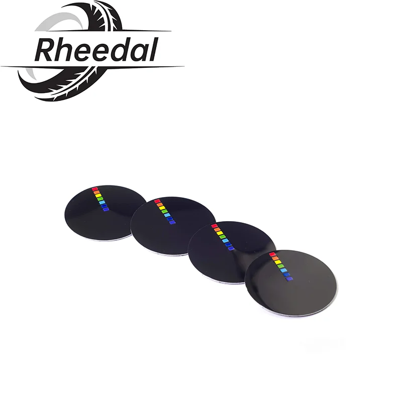 

Rheedal 4 шт., 44 мм/1,73 дюйма, алюминиевые значки, колпачки для центральной ступицы колес автомобиля, автозапчасти, автомобильные аксессуары, автомобильные наклейки
