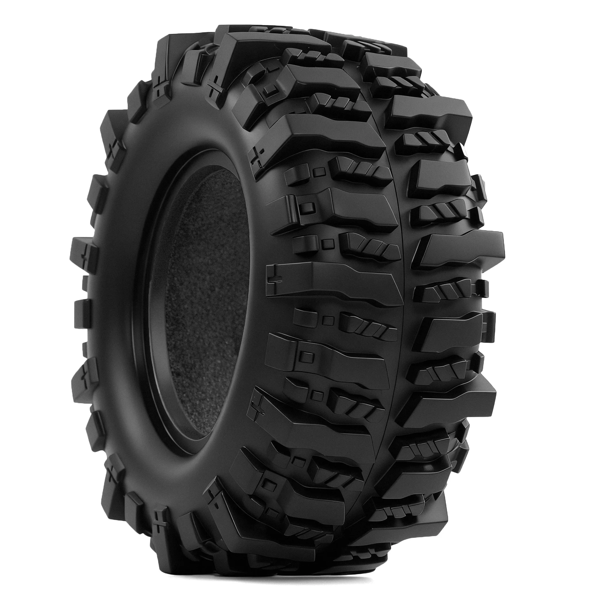 4pcs pneu de borracha RC de 1,9 polegadas 95 mm |   Pneu de cascalho/escalada SCX10 II·TRX4·D90 Axial 90046/90047 universal