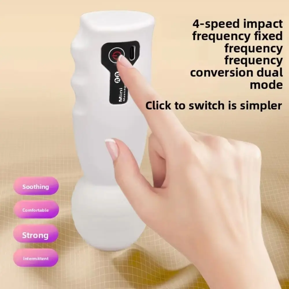 

Adjustables Mini Fascia Massager Wear Resistant Soft Massage Head Deep Tissue Massage Device Easy To Operate Portable