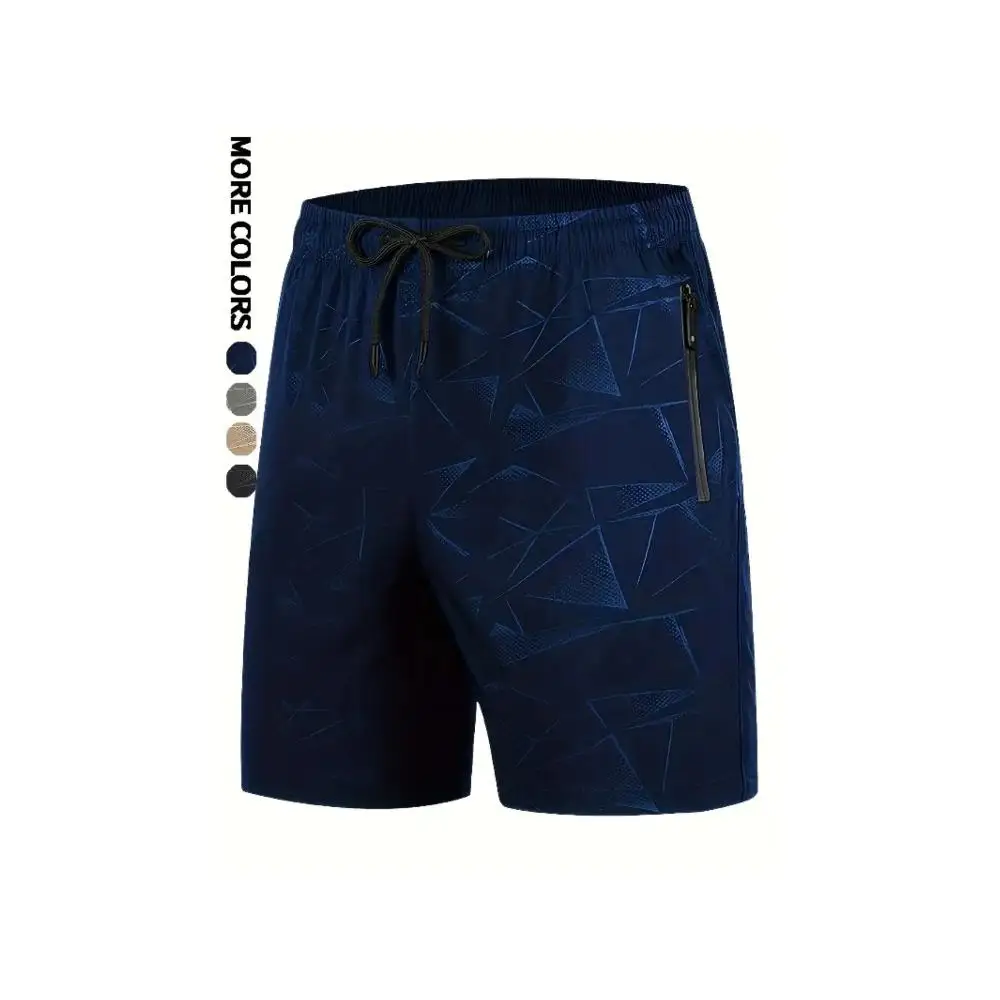 

Men's Quick Dry Stretch Shorts, Running Hiking Fitness Printed Beach Pants