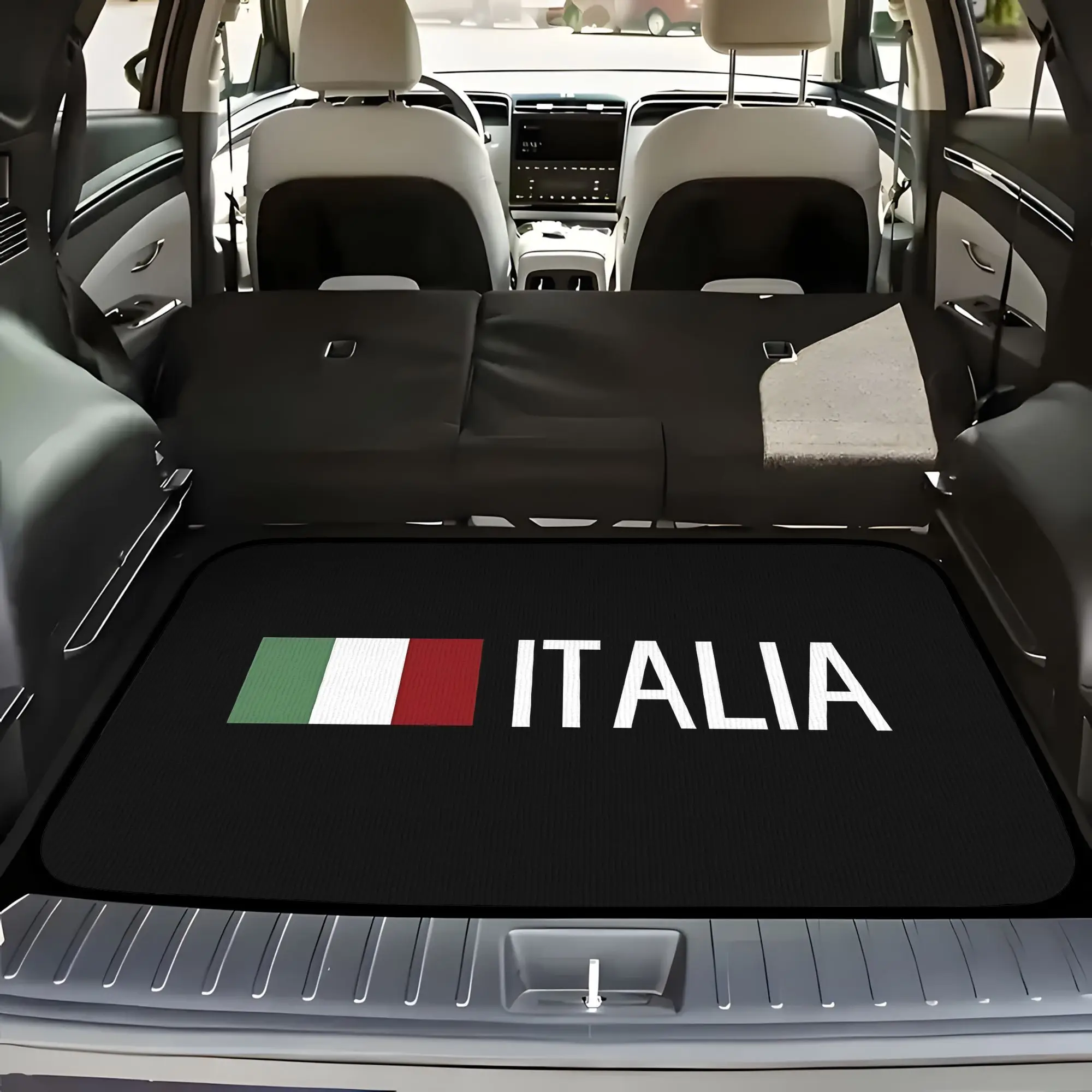 1pc, Exquisitely Designed Iconic Car Trunk Mat Theme, Perfectly Designed Personalized Pattern, Suitable For Cars, Trucks, And Su