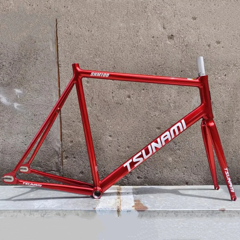 TSUNAMI 100 Bike Frame Track Bike Frameset Fixed Gearing Aluminum