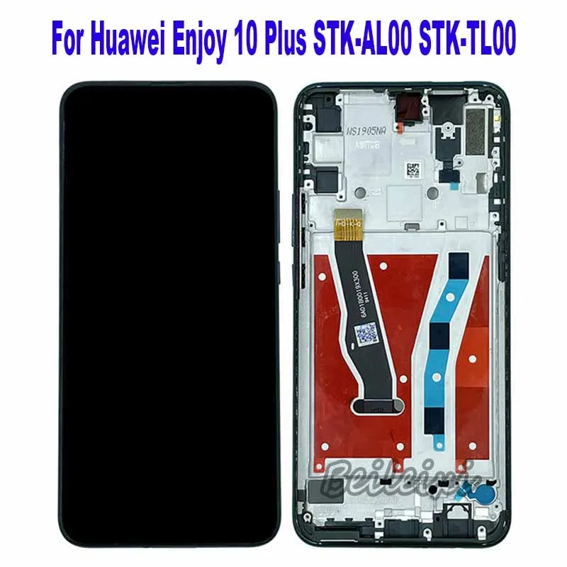 For Huawei Enjoy 10 Plus STK-AL00 STK-TL00 LCD Display Touch Screen Digitizer Assembly Replacement Accessory