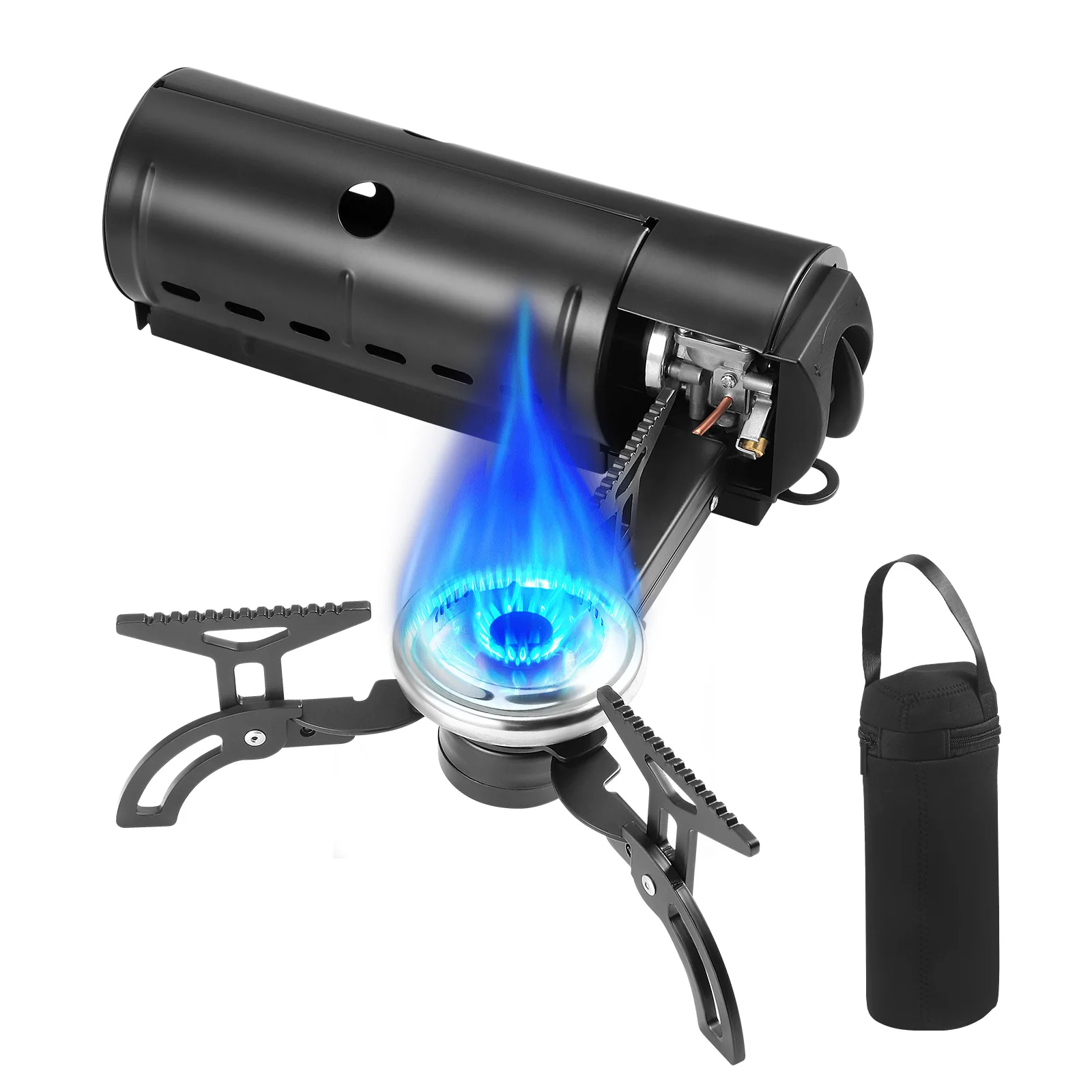 2800W Portable Folding Stove Camping Gas Stove Outdoor Hiking BBQ Travel Cooking Grill Cooker Cassette Gas Burner