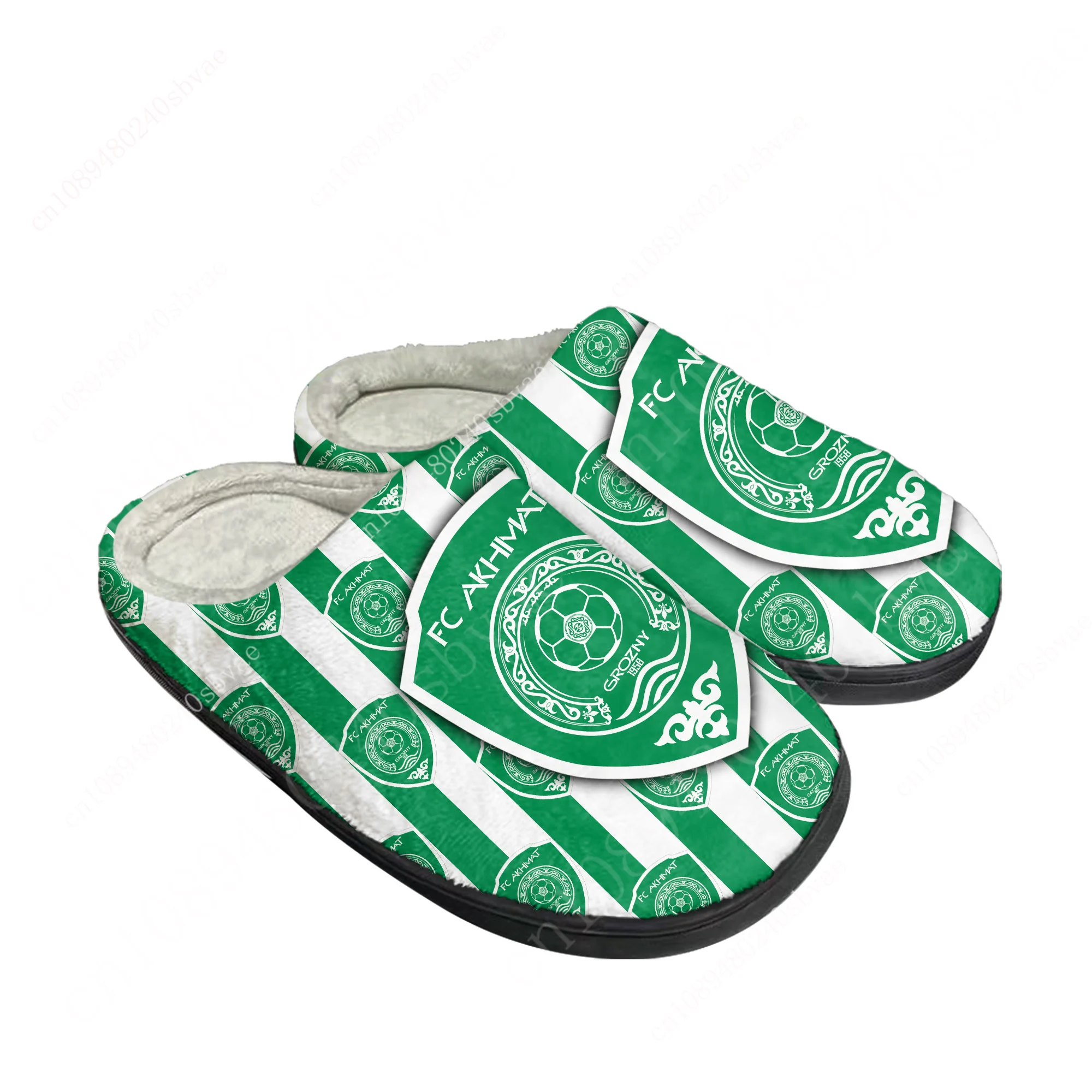 

Республиканский футбольный клуб Ахмат Грозный Republican Football Club Akhmat Cotton Slippers Men Women Customized Shoe