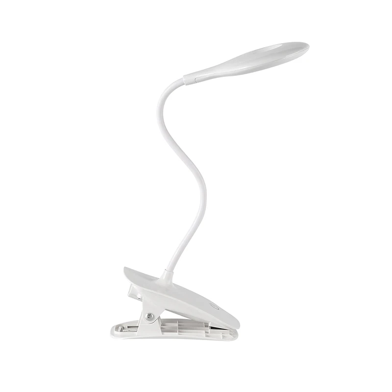 LED Desk Lamp Clip on Type USB Charging With Built In Lithium Battery Touch Dimming Student Learning Reading Table Lamp