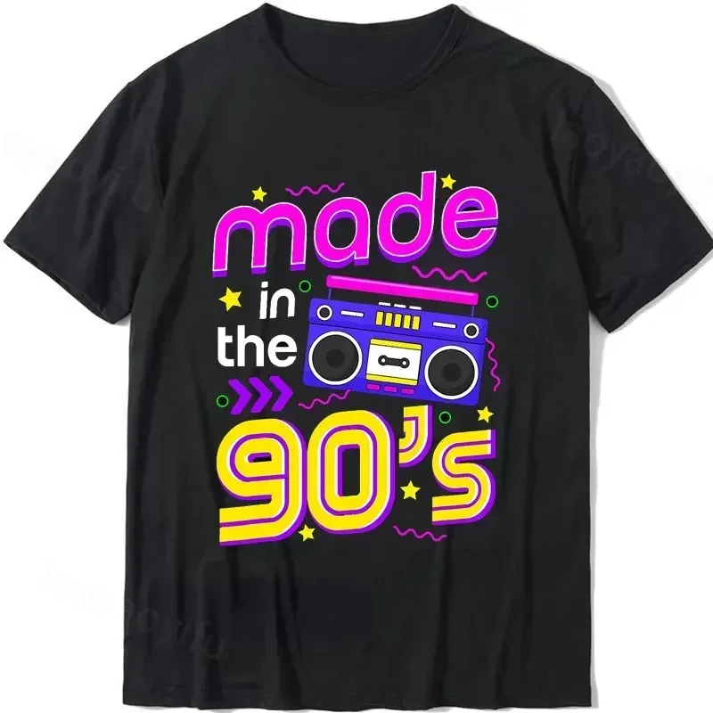 90s الزي للنساء خذني العودة إلى 90's قميص خمر النيون طاقم الرقبة القمم المحملة لحفلة عيد ميلاد هدية النساء الملابس #4