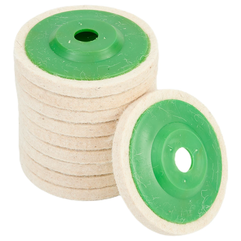 100/125mm Wool Felt Polishing Grinding Wheel Pad Angle Grinder Buffing Wheels  For Metal Marble Glass Ceramics Polishing Wheel