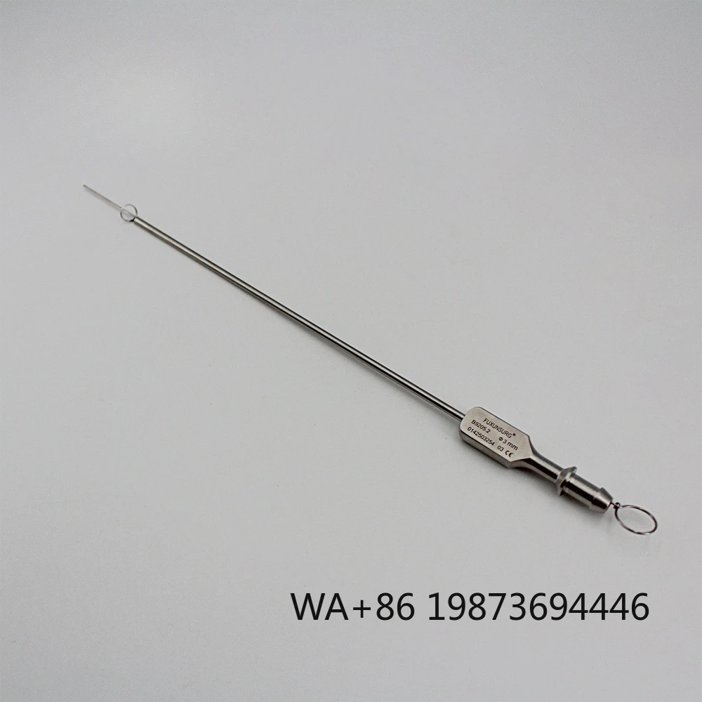 ENT Nasal Suction Steel Tube, 130/140/150mm Manual Skull Base Instrument for Rhinology Minimally Invasive Nasal Cavity Surgery