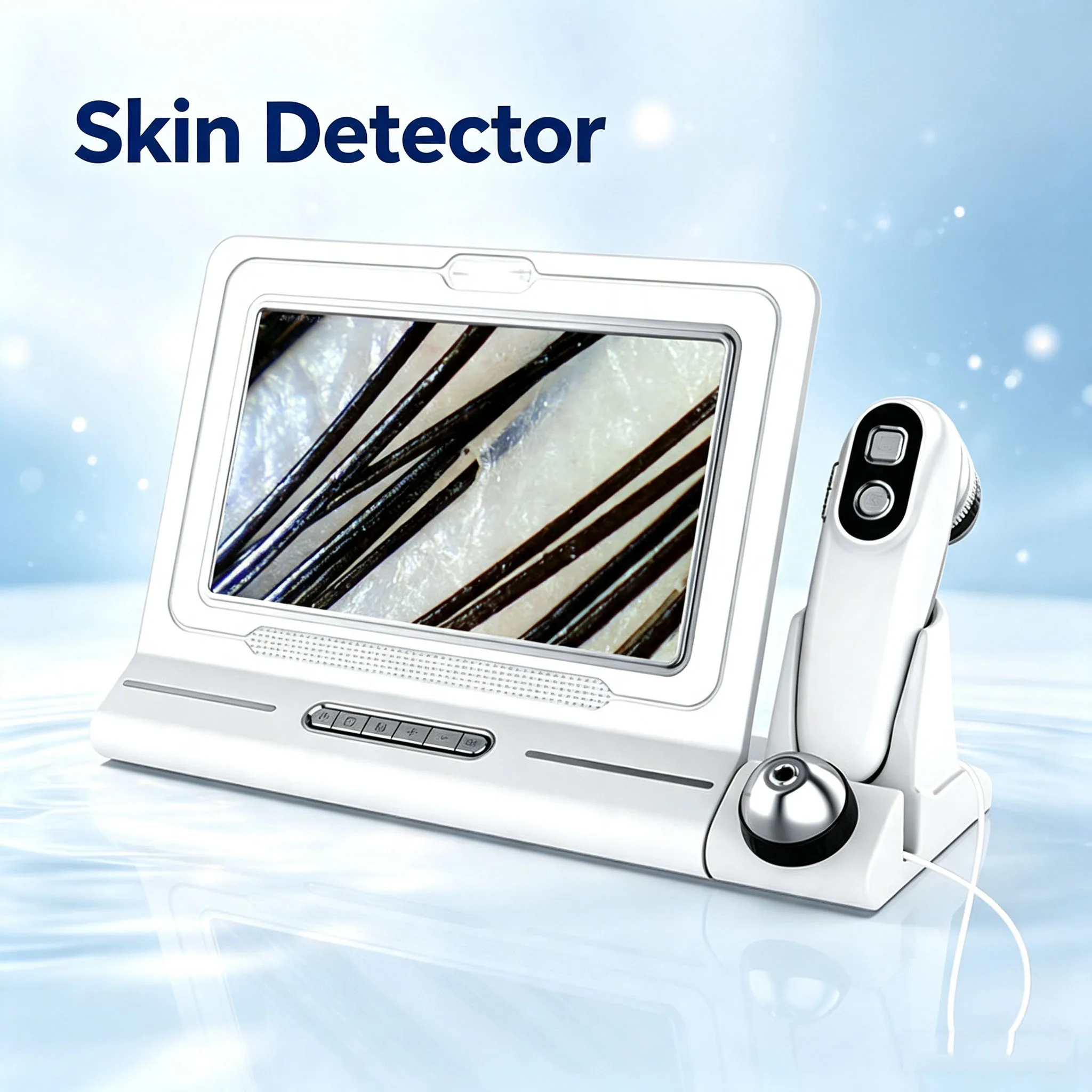 Eight Core Four Spectral Head High-definition Screen Integrated Machine Detector, Hair Follicle, Hair and Skin Detector
