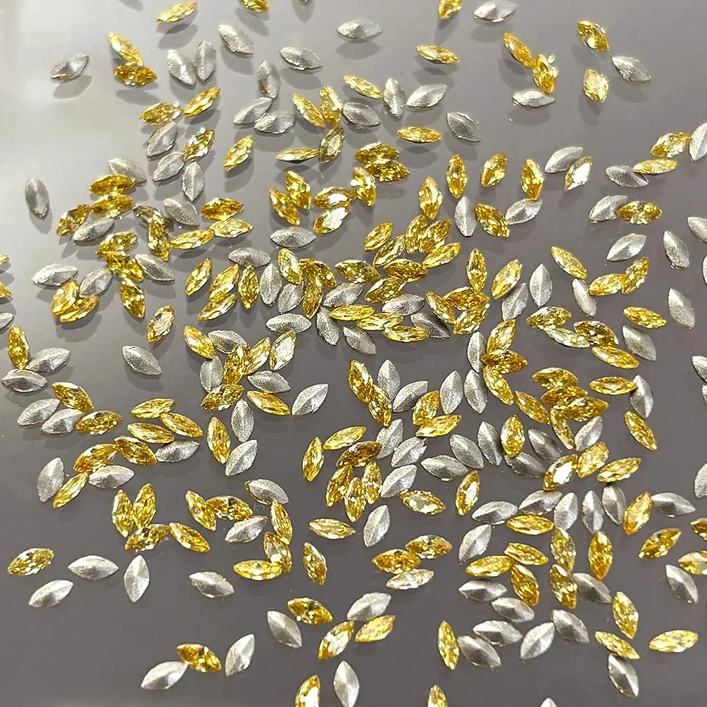 فلاش الراين لامعة الزركون الحصان العين الأذن من القمح تصميم كريستال ستار بريق مسحوق الترتر مسمار الفن اكسسوارات الزينة