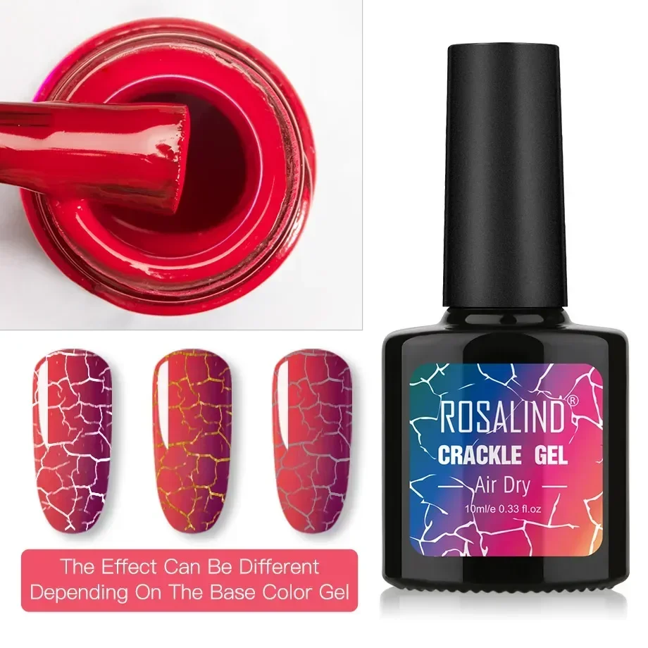 Knistern Gel politur Cracking Nagellack schnell trocknende Nail Art Gel Maniküre für UV Semi Permanent Base Top Coat