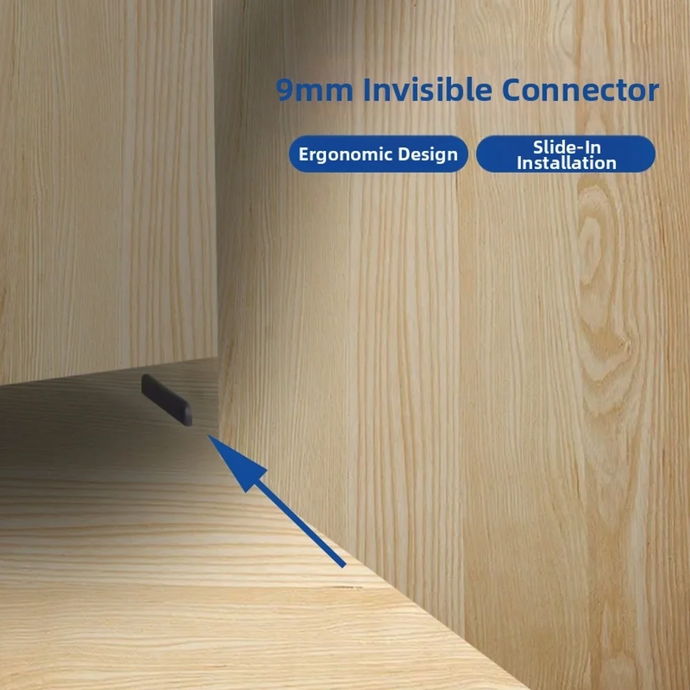 

9 мм невидимый выдвижной кронштейн для мебельной полки для удобной сборки шкафа, мебельные аксессуары