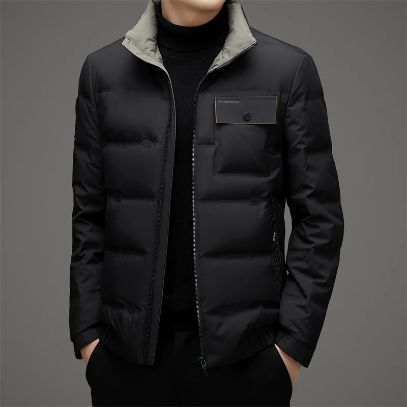 

2024 new arrival winter jacket long style 90% white duck down jackets men,mens fashion thicken warm parkas trench coat M-4XL