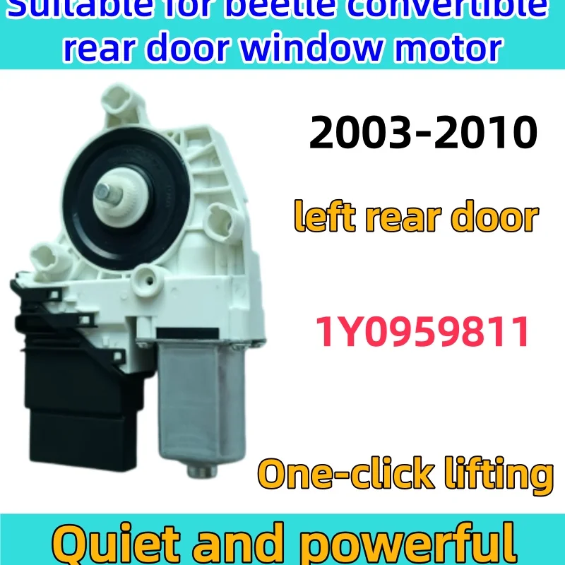 Elektrische raamregelaar achterdeur voor Volkswagen Kever Cabriolet, referentienummer 1Y0959811 1Y0959812, auto-onderdelen, éénknopsbediening, 2003-2009