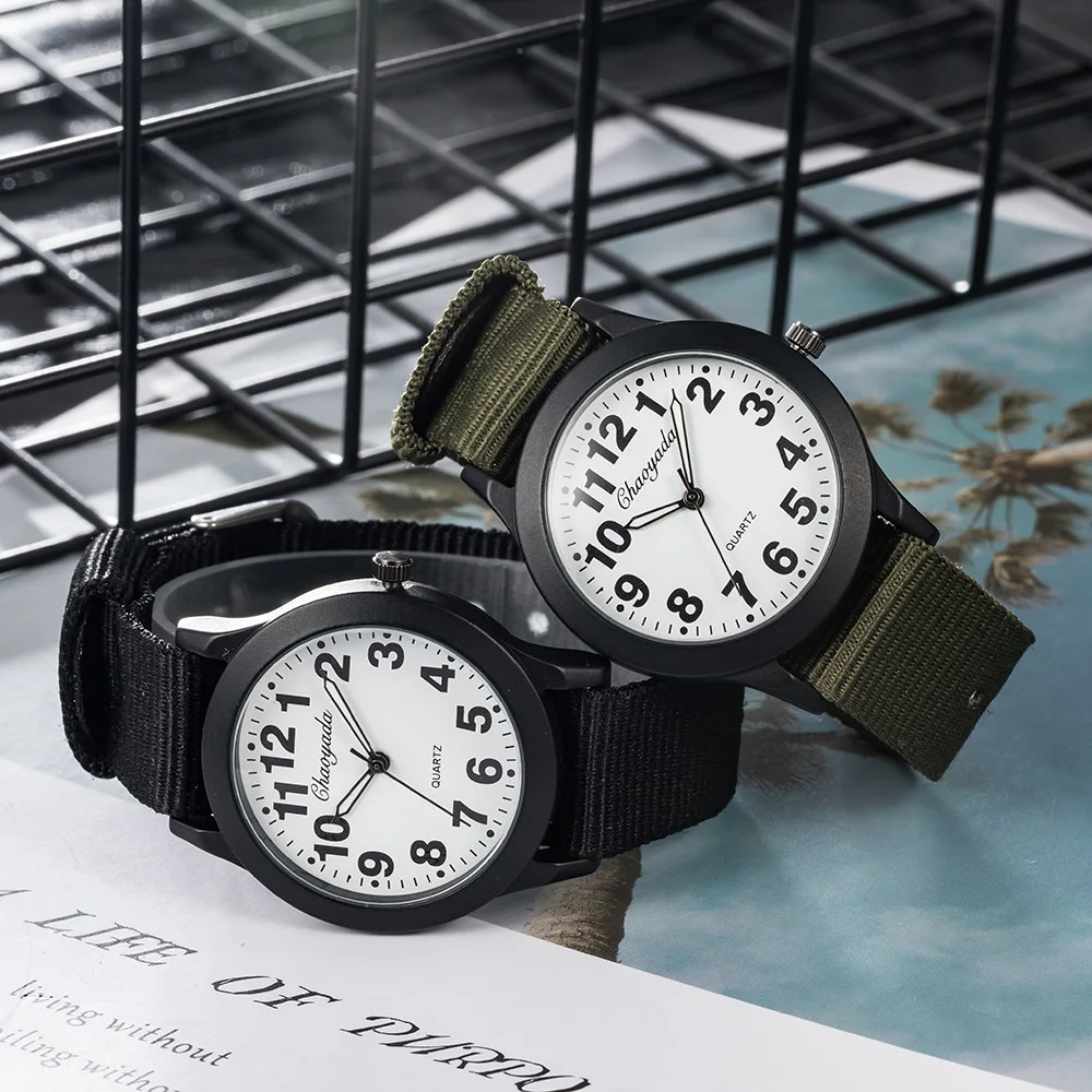 

Простые детские цифровые часы, спортивные часы, детские наручные часы для мальчиков и девочек, нейлоновый ремешок