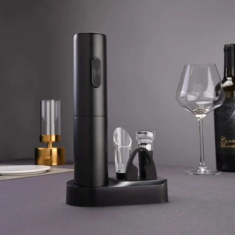 

Professional automatic electric bottle opener accessories set