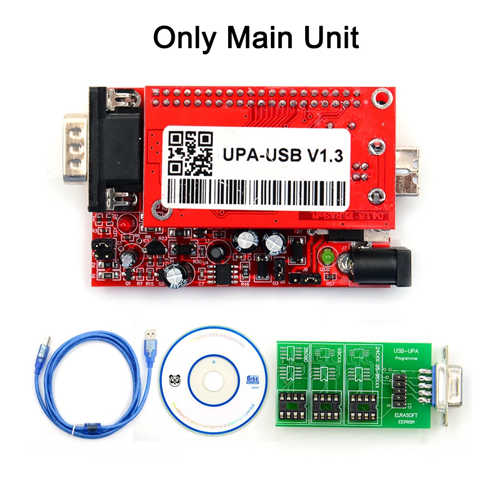 ECU Chip Tunning UPA USB 1.3 Eeprom Adapter programmatore ECU strumento diagnostico automatico UPA-USB V1.3 unità principale per Motorola MCU inglese