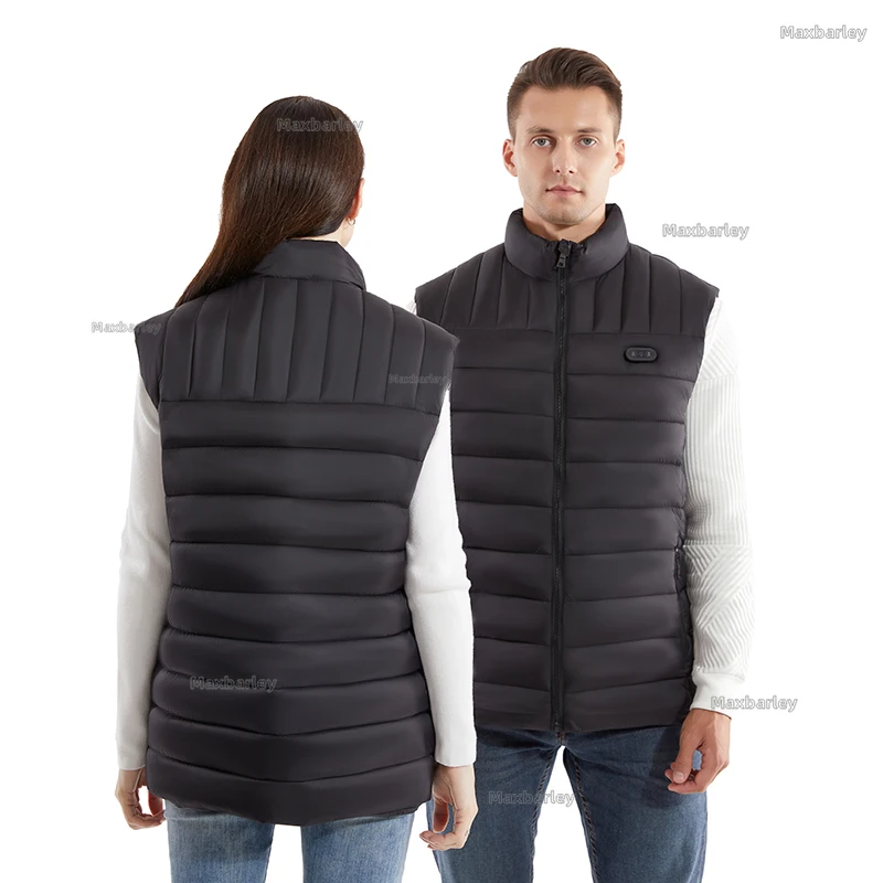 2026 الشتاء تسخين كهربائي سترة USB التحكم المزدوج 15 منطقة الذاتي التدفئة سترة دافئة الرجال النساء في الهواء الطلق قابلة للشحن سترات الحرارية #6