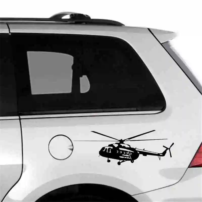 JP helicopter mi-8 aircraft automobile sticker, automobile motorcycle external accessories PVC sticker 15cm-5.6cm